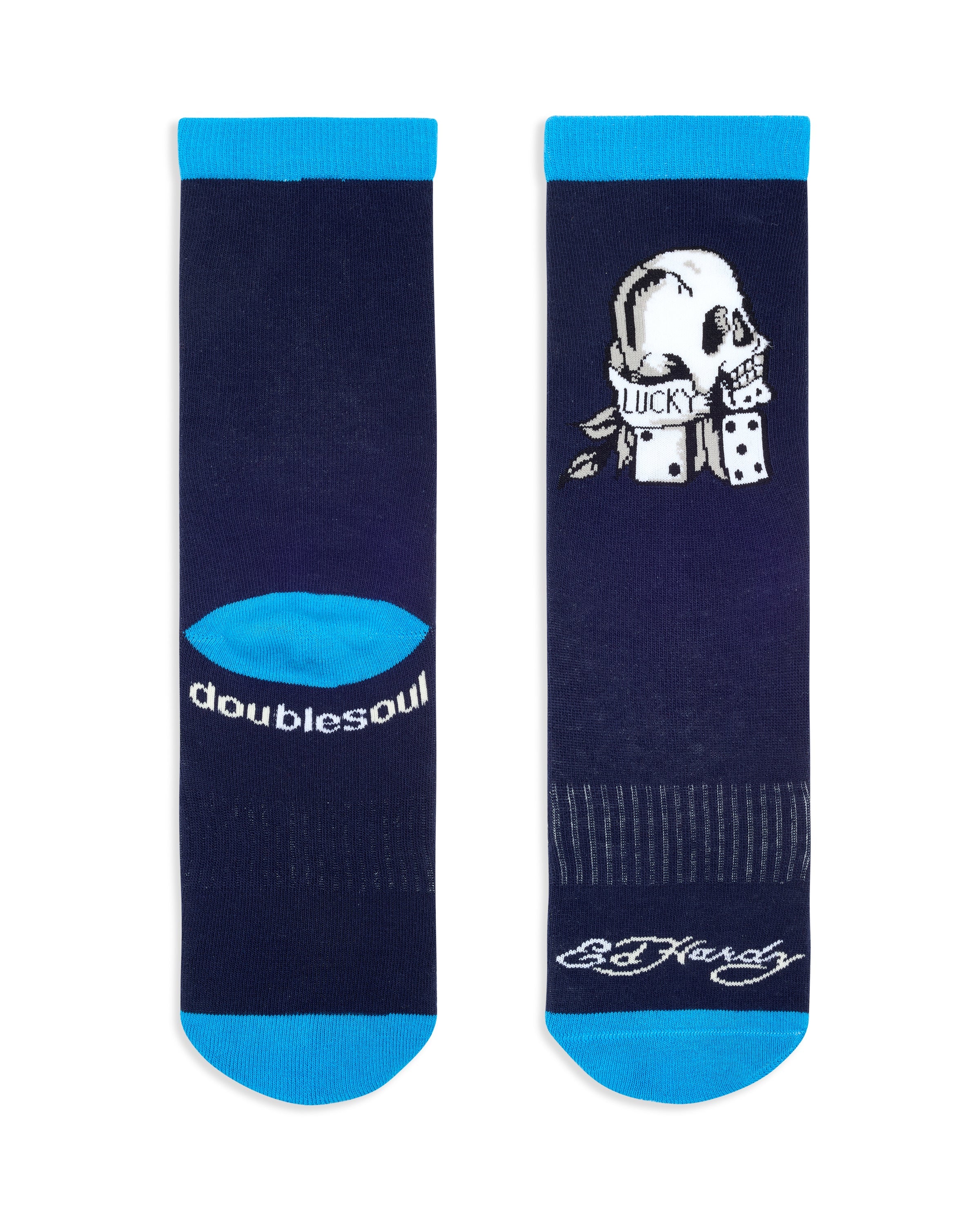 Ed Hardy Lucky High Sock 2 Pack