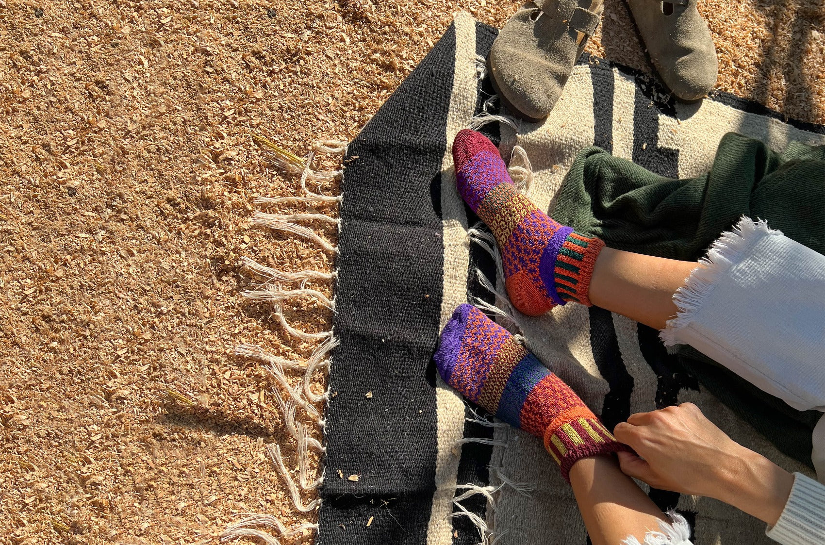 Fall Foliage Quarter Socks