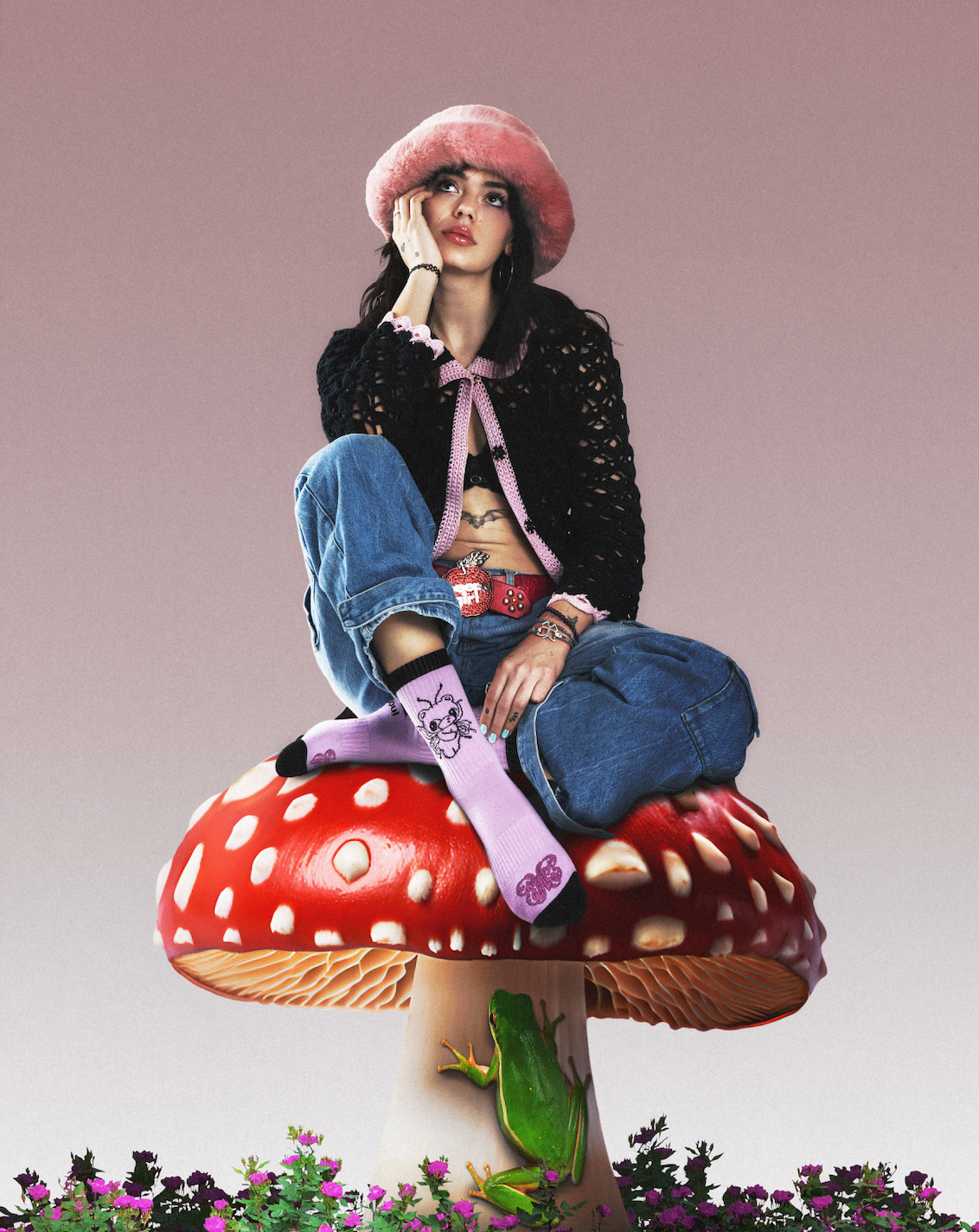 Beepy Bella High Sock 3 Pack Mixed