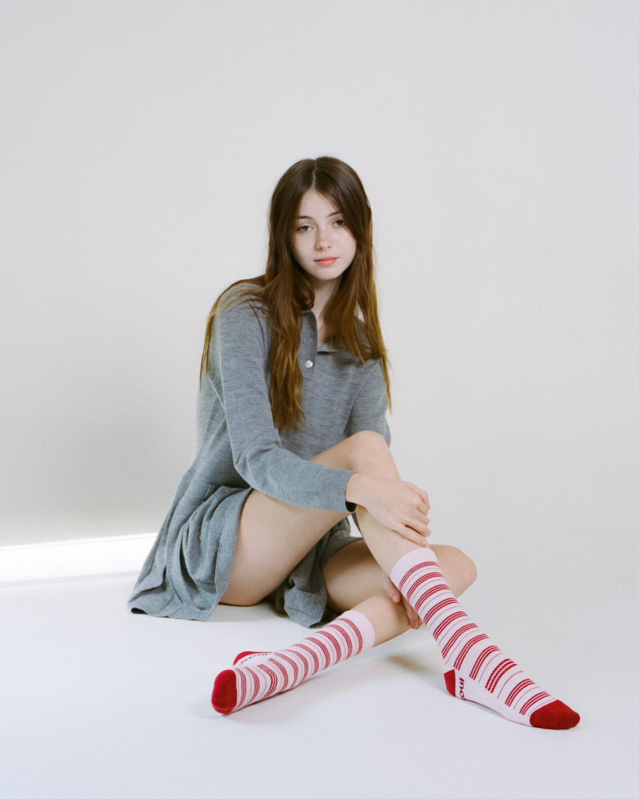 Pattern High Sock 3 Pack Solid