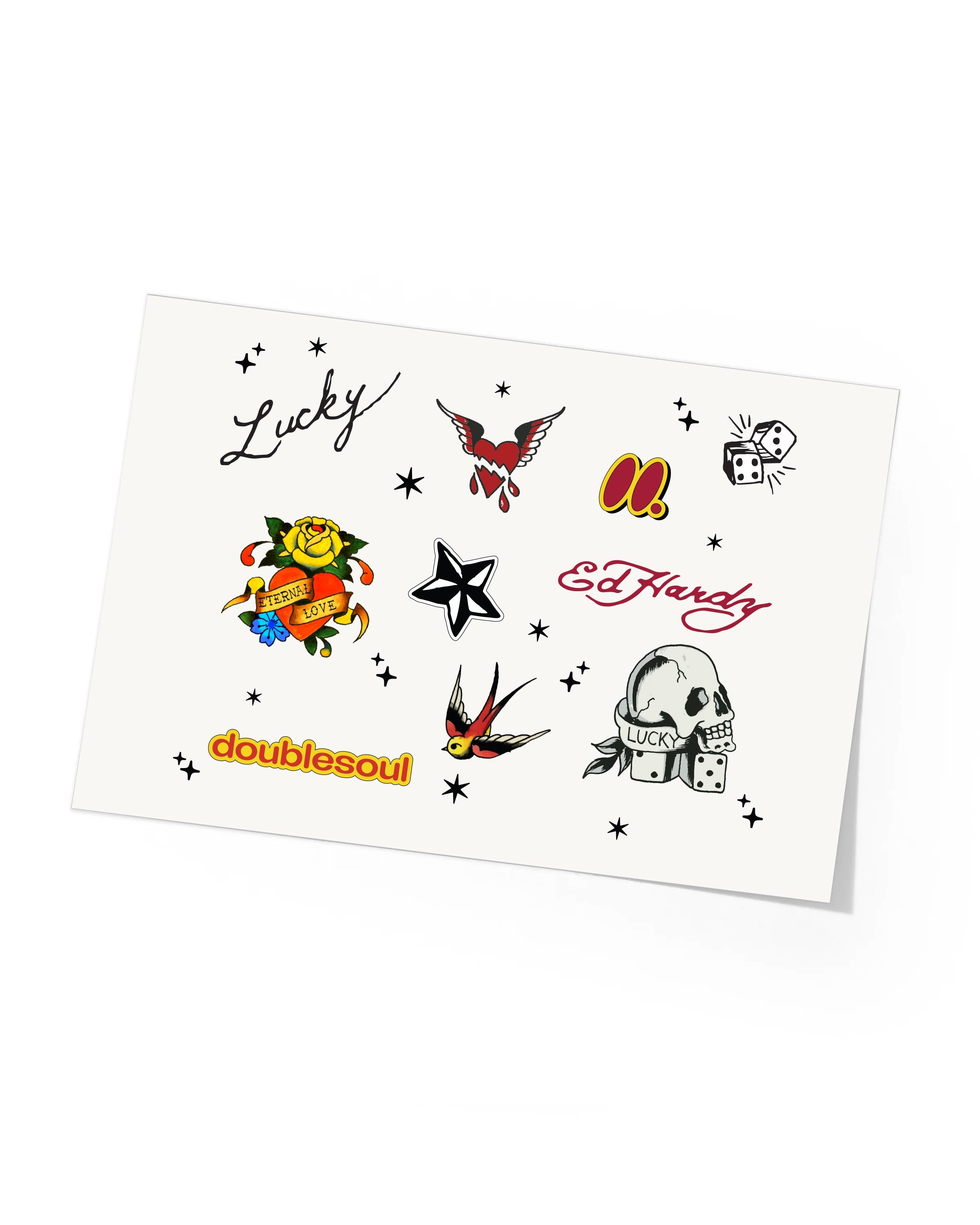 Ed Hardy Sticker Sheet