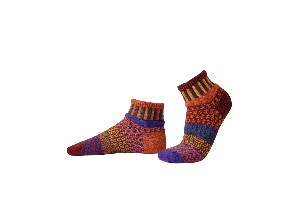 Fall Foliage Quarter Socks