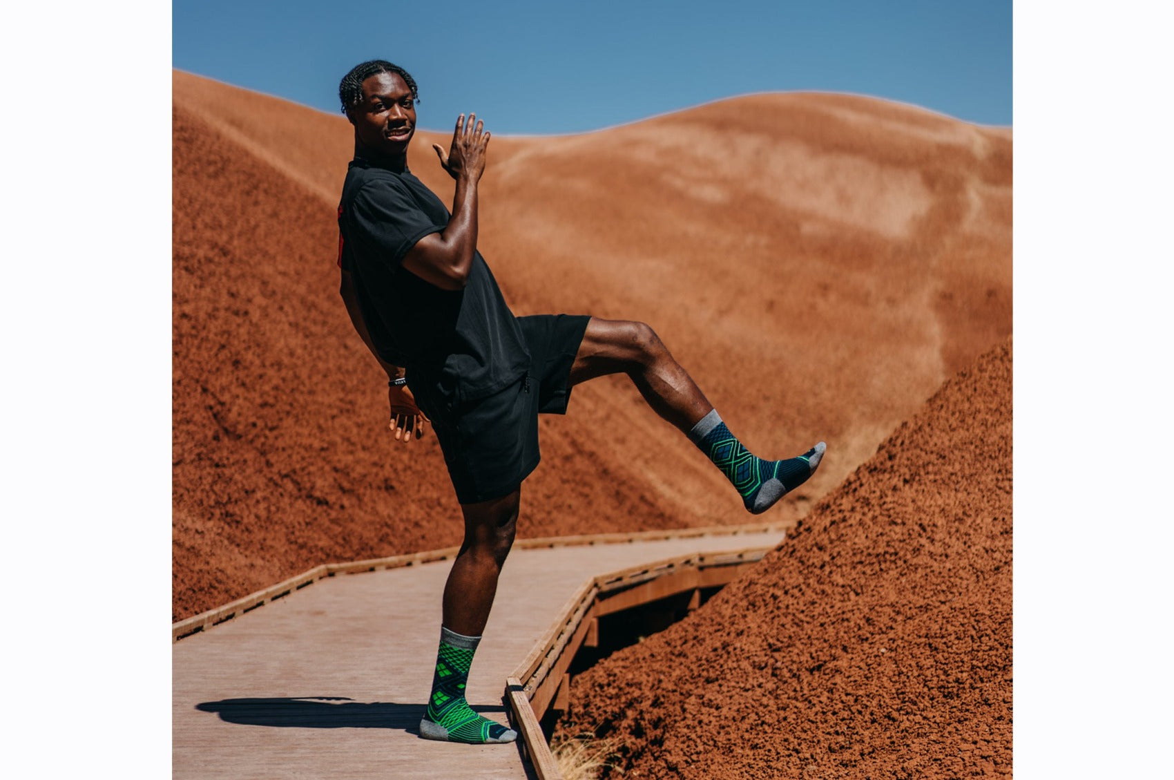 Performance Wool Socks - Lime