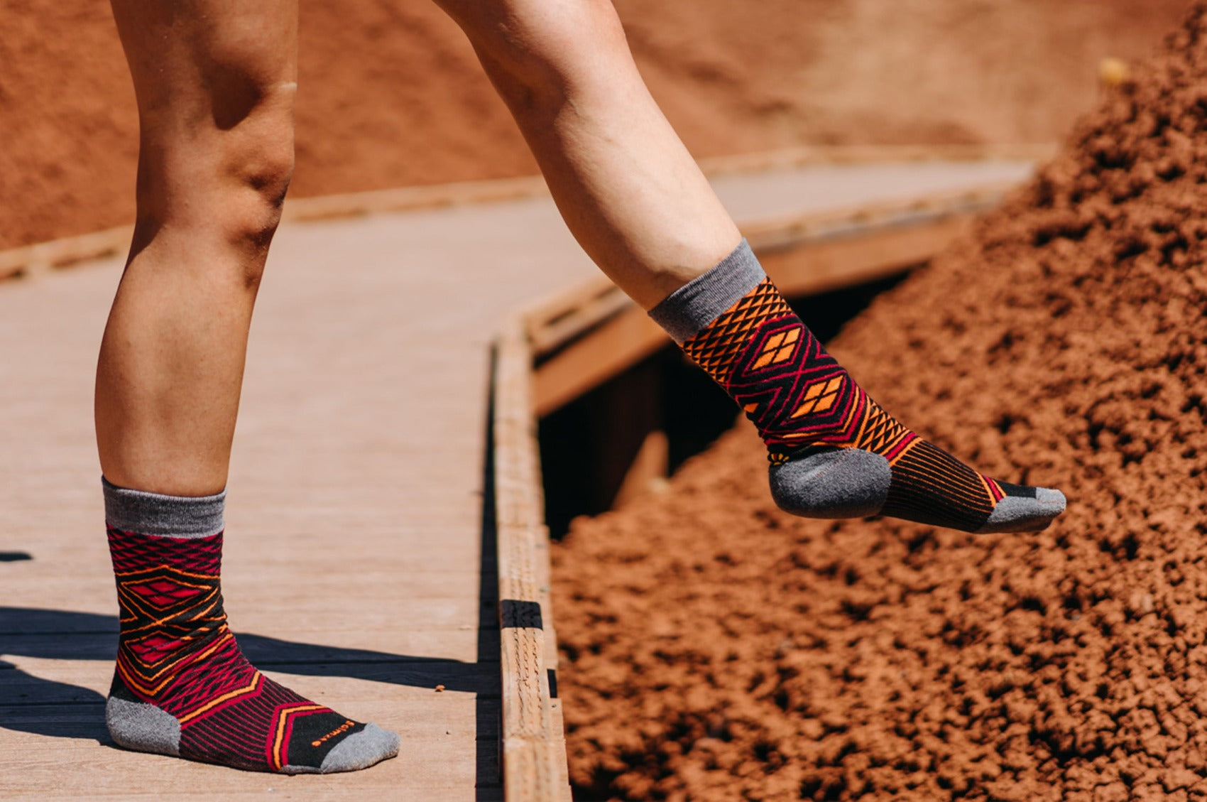 Performance Wool Socks - Mango