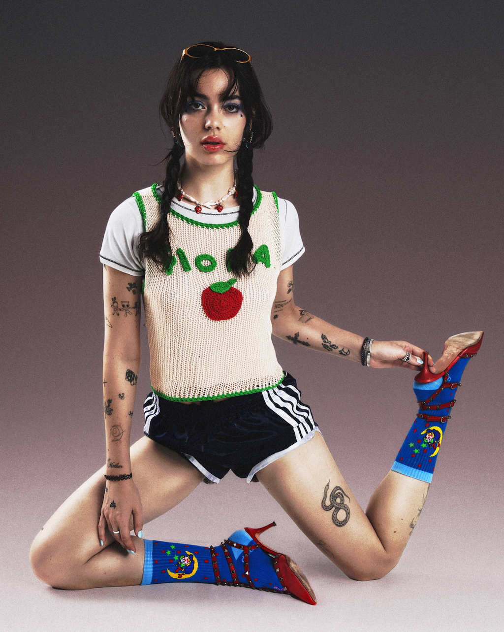 Beepy Bella High Sock Solid 3 Pack